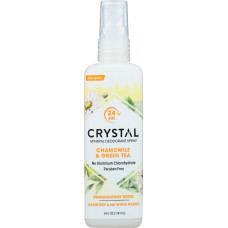 CRYSTAL BODY DEODORANT: Deodorant Spray Chamomile And Green Tea, 4 oz