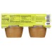 WHITE LEAF PROVISIONS: Applesauce Pear 4Pk, 16 oz