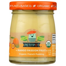 PETIT POT: Mango Passion Fruit Organic Rice Pudding, 3.50 oz