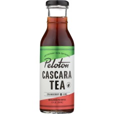 PELOTON CASCARA TEA: Tea Cranberry Lime, 12 fo