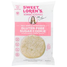 SWEET LORENS: Gluten Free Sugar Cookie Dough, 12 oz