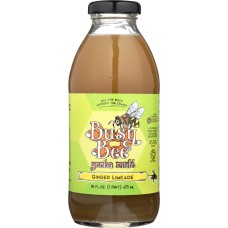 BUSY BEE YERBA MATE: Beverage Lime Ginger, 16 oz