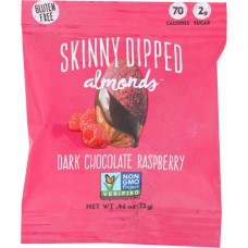 SKINNY DIPPED ALMONDS: Almonds Mini Raspberry Dipped .46 oz