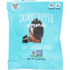 SKINNY DIPPED ALMONDS: Almonds Mini Cocoa Dipped, .46 oz