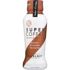 SUNNIVA SUPER COFFEE: Coffee Hazelnut Bottle, 12 oz