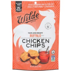 WILDE SNACKS: Chicken Buffalo Chips, 2.25 oz