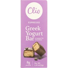 CLIO: Espresso Greek Yogurt Bar, 1.76 oz