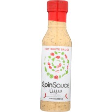 SPIN SAUCE: Sauce White Hot, 12 fo