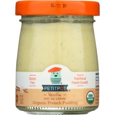 PETIT POT: Pot de CrÃ¨me Organic French Pudding Vanilla, 3.50 oz