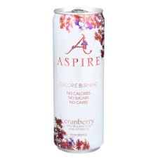 ASPIRE: Drink Energy Cranberry Single, 12 fo