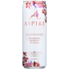 ASPIRE: Drink Energy Cranberry Single, 12 fo