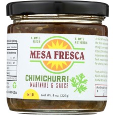 MESA FRESCA: Classic Chimichurri Sauce, 8 oz