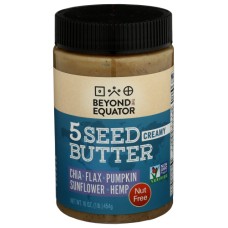 BEYOND THE EQUATOR: Butter 5 Seed Creamy, 16 oz