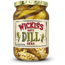 WICKLES: Okra Dirty Dill, 16 fo