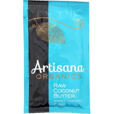 ARTISANA: Organic Coconut Butter Raw Squeeze Pack, 1.06 oz