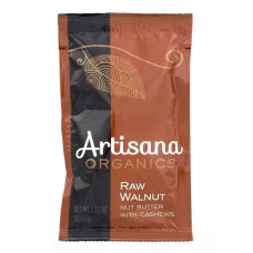 ARTISANA: Raw Walnut Butter with Cashews Squeeze Pack Organic, 1.06 oz