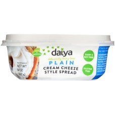 DAIYA: Dairy Free Cream Cheese Style Spread Plain, 8 oz