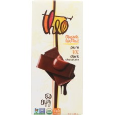 THEO CHOCOLATE: Chocolate Bar Dark 70%, 3 oz