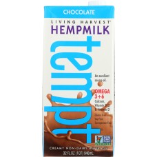 LIVING HARVEST: Hempmilk Chocolate Gluten Free, 32 fo
