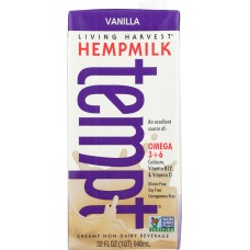 LIVING HARVEST: Vanilla Hempmilk Gluten Free, 32 fl oz