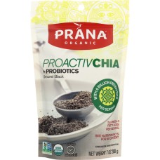 PRANA: Organic Proactiv Chia Ground Black, 7 oz