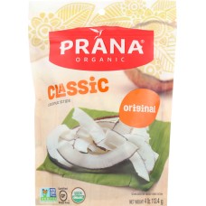 PRANA: Original Coconut Strips Chips, 4 oz