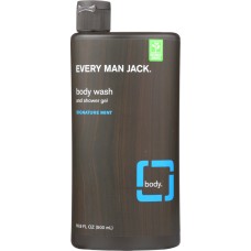 EVERY MAN JACK: Body Wash and Shower Gel Signature Mint, 16.9 oz