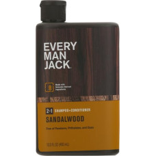 EVERY MAN JACK: Sandalwood Shampoo, 13.5 oz EVERY MAN JACK: Sandalwood Shampoo, 13.5 oz