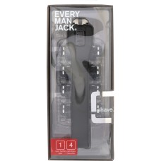 EVERY MAN JACK: Black Razor 4 Cartridges, 6 each