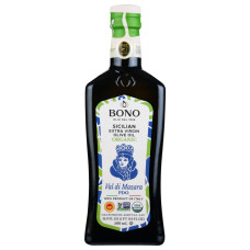 BONO: Val di Mazara Sicilian PDO Organic Extra Virgin Olive Oil, 0.5 lt