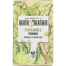 HEATH AND HEATHER: Organic Fennel Tea, 20 ea