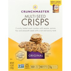 CRUNCHMASTER: Multi-Seed Crisps Original, 4.5 oz