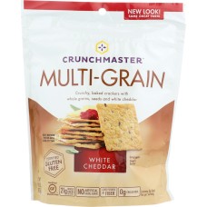 CRUNCHMASTER: White Cheddar Multi-Grain Crackers, 4.5 Oz