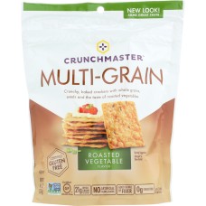 CRUNCHMASTER: Multi-Grain Roasted Vegetable Crackers, 4.5 Oz