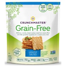 CRUNCHMASTER: Grain-Free Lightly Salted Crackers, 3.54 oz