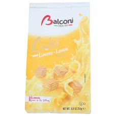 BALCONI: Wafer Cubi Lemon, 250 gm