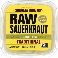 SONOMA BRINERY: Raw Sauerkraut Traditional, 16 oz