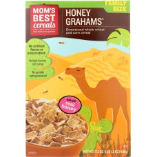 MOMS BEST: Honey Grahams Cereal, 17.5 oz