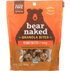 BEAR NAKED: Peanut Butter & Honey Granola Bites, 7.2 oz