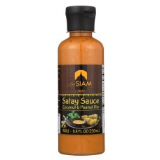 DESIAM: Satay Sauce Peanut and Coconut Dip, 8.4 oz