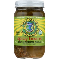 PICKLED PLANET: Spicy Beans Raw Fermented Pickles, 16 oz