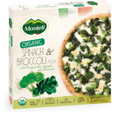 MONTELI PIZZA: Spinach Broccoli Pizza, 14.85 oz