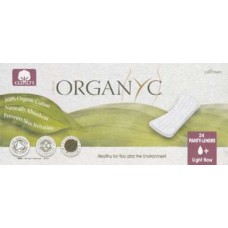 ORGANYC: Pantyliner Light Flow Flat Organic, 24 pc