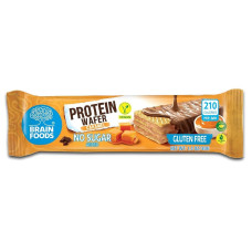 BRAIN FOODS: Caramel Protein Wafer, 1.4 oz