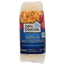 BLUE DRAGON: Rice Noodle Medium, 10.58 OZ