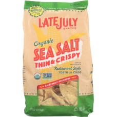 LATE JULY: Organic Sea Salt Restaurant Style Tortilla Chips, 11 oz