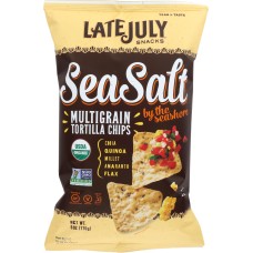 LATE JULY: Snacks Organic Multigrain Snack Chips Sea Salt By the Seashore, 6 oz