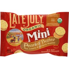 LATE JULY: Organic Bite Sized Peanut Butter Crackers, 1.12 oz