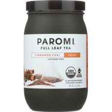 PAROMI TEA: Tea Cinnamon Chai Organic, 15 bg