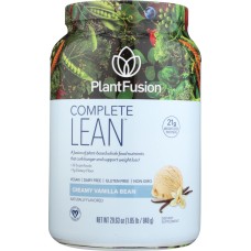 PLANTFUSION: Powder Lean Vanilla, 29.6 oz